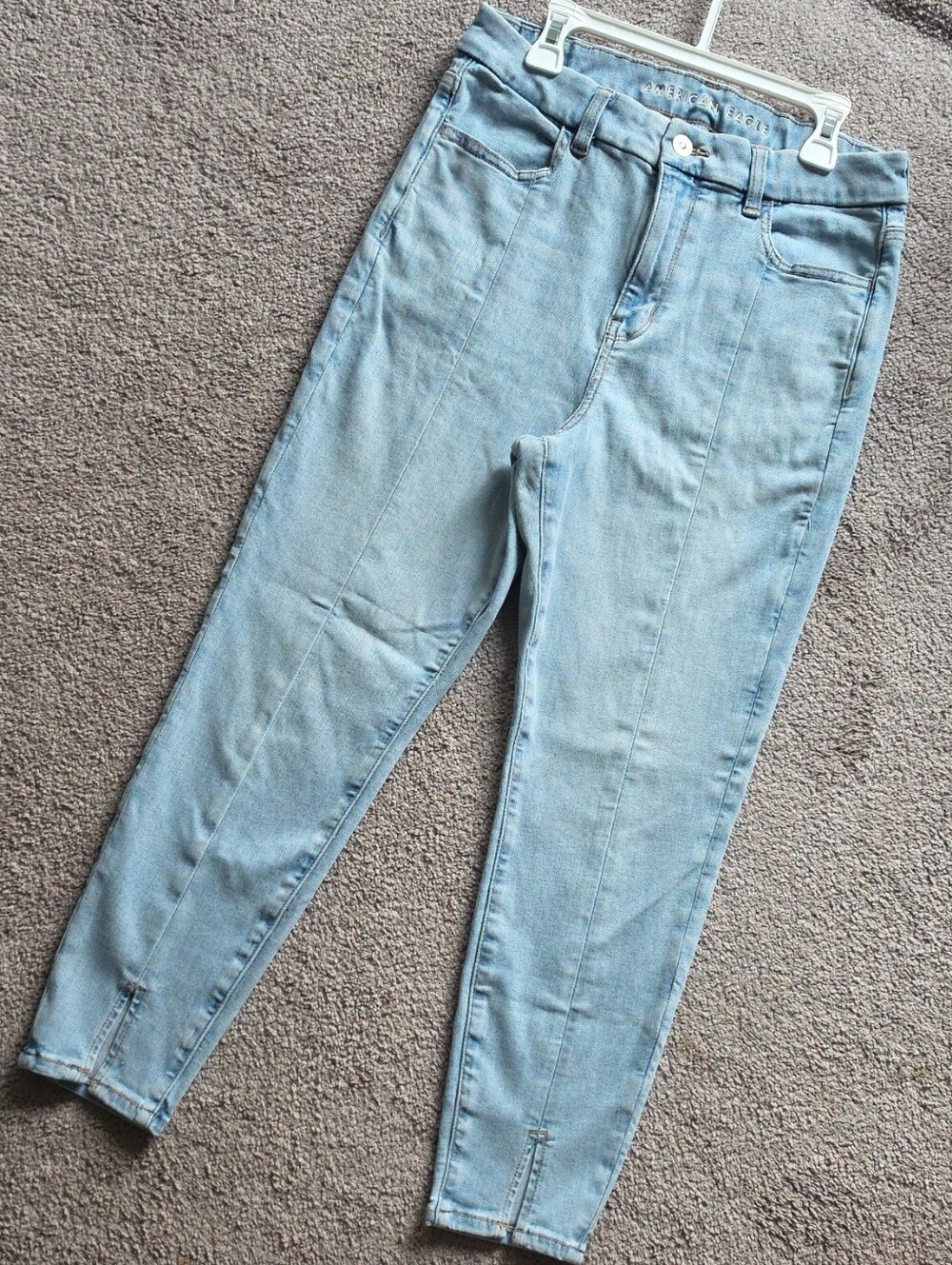 American Eagle Next Level Stretch Light High-Rise Slim Jeans-Size 10 X-Short